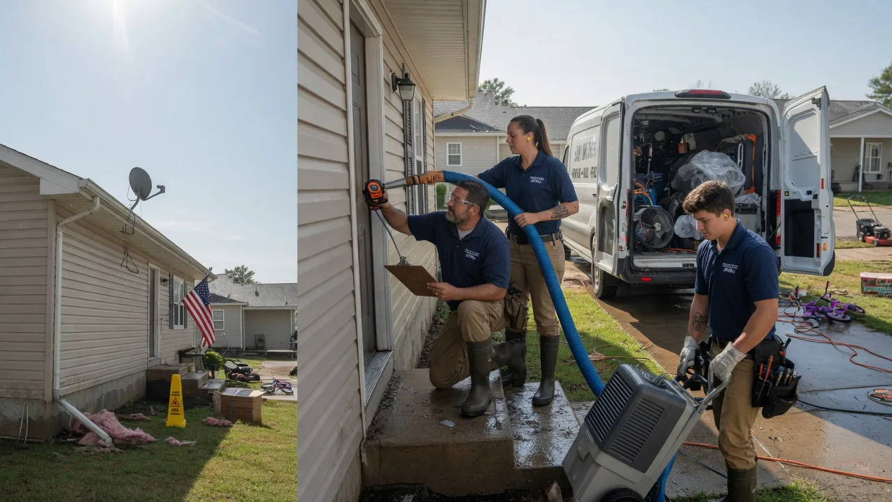 Ceiling Water Damage Restoration in Maquon, IL near me